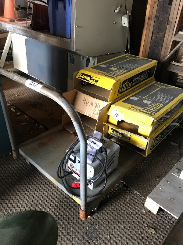 Metal warehouse cart
