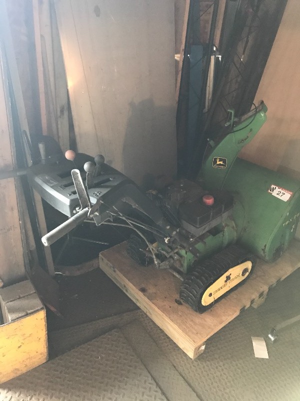 John Deere snow blower