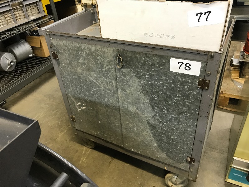 Metal shop cart