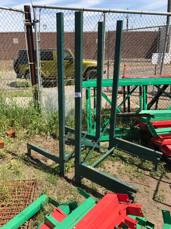 2 metal cantilever racks