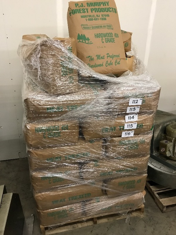 5 bags of animal bedding