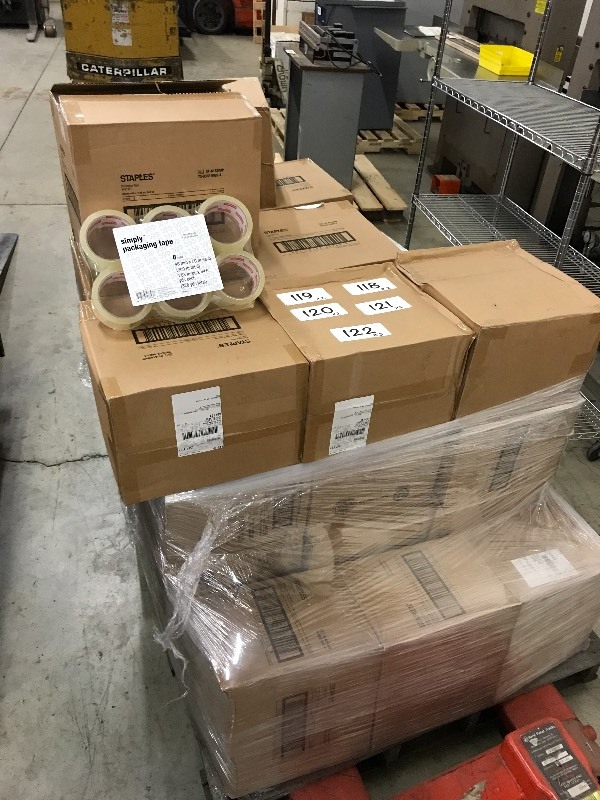 2 CASES of packaging tape.