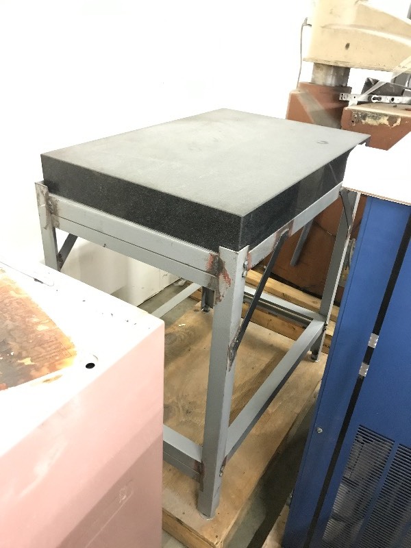 Granite surface plate and stand