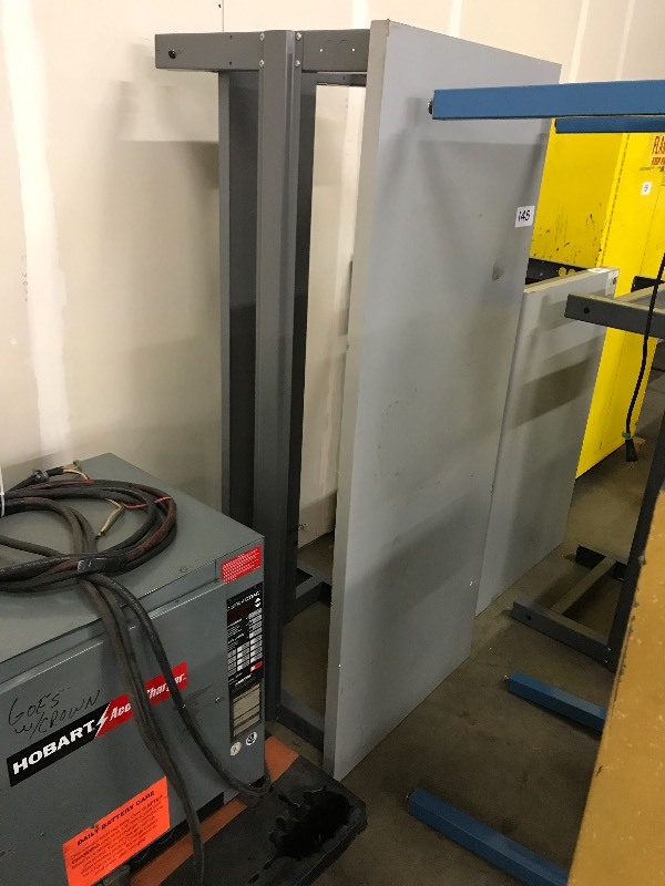 Metal frame shop table