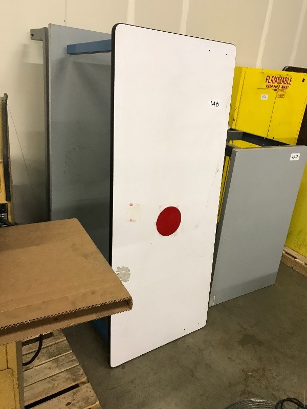 Metal frame shop table
