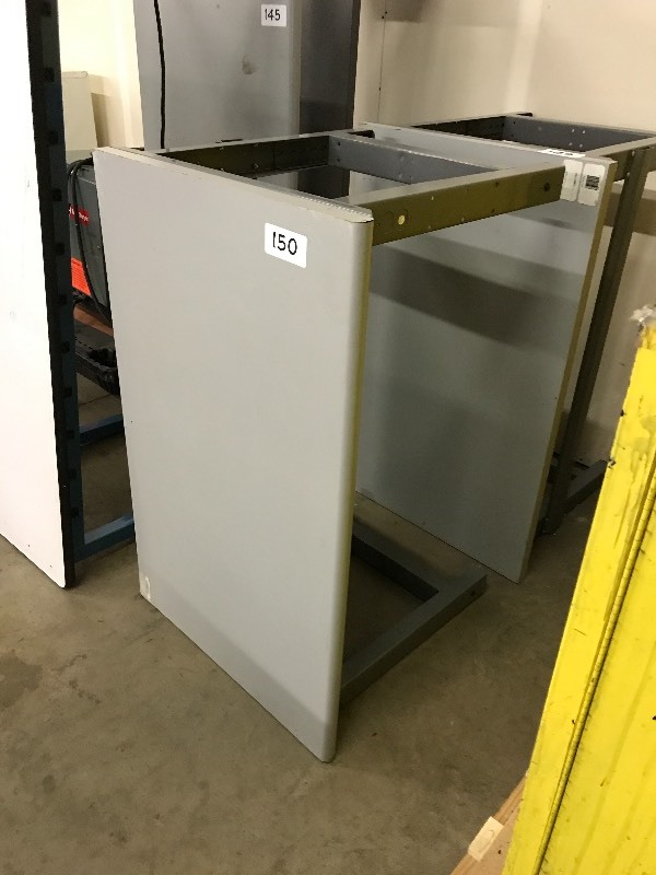 Metal frame shop table