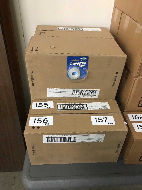 2 CASES of scotch style tape
