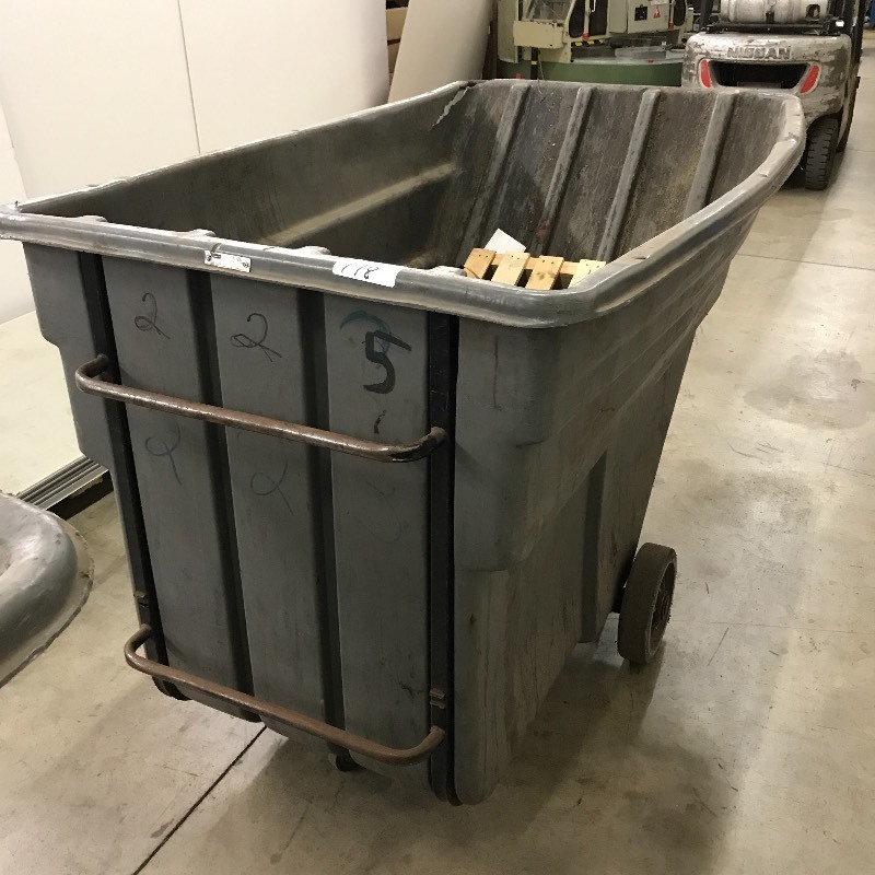 Large Rubbermaid dumpster