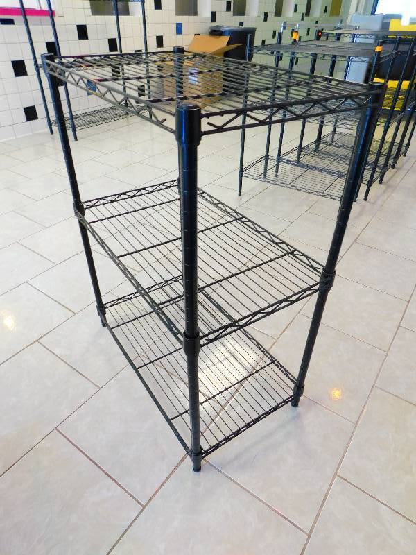 lot 230 image: WIRE RACK SHELVING UNIT