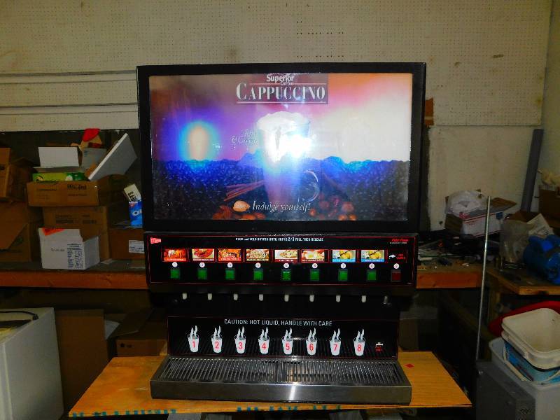 lot 269 image: 8 FLAVOR CAPPUCCINO MACHINE