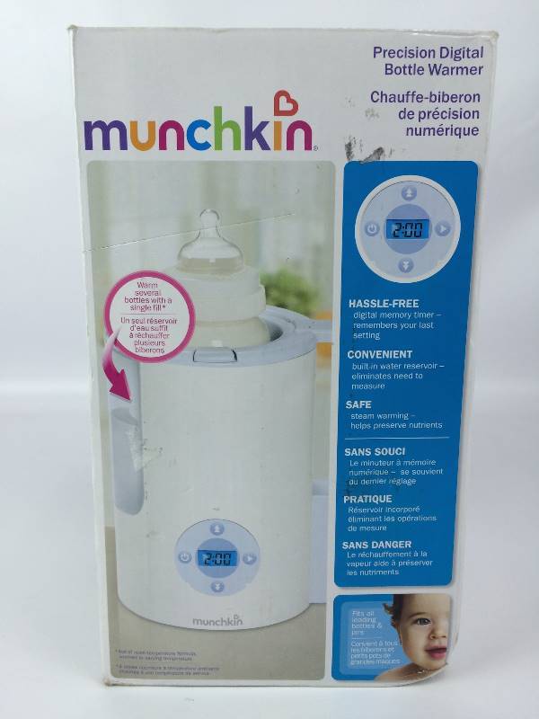 munchkin memory timer bottle warmer