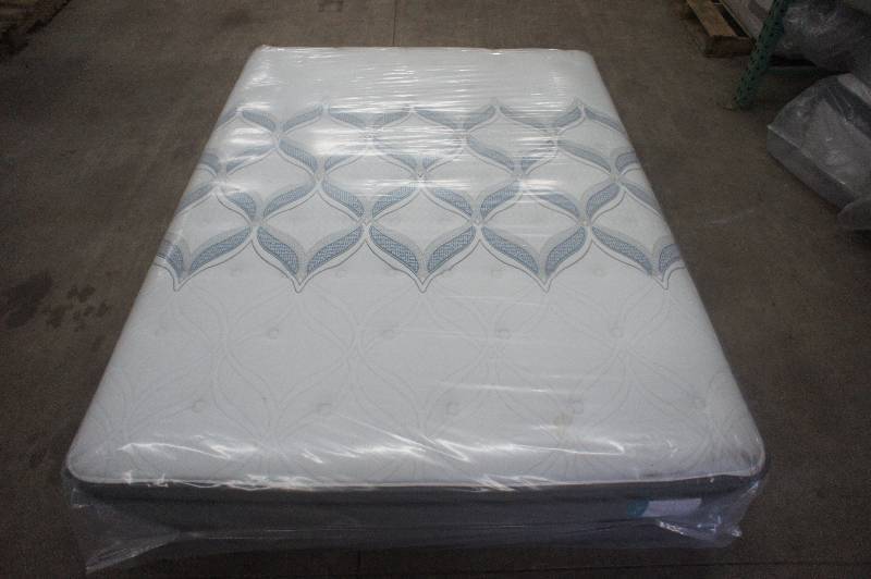 lot 23 image: New Queen Size Sealy - Charter Pointe Cushion Firm Euro Pillowtop - Queen Size Mattress Mattress - MSRP $ 1199.99