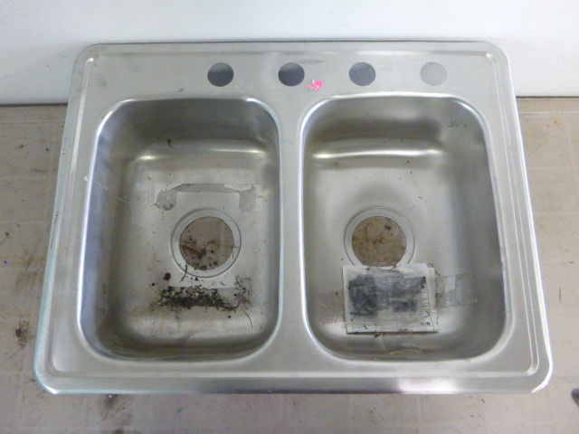 lot 78 image: Dayton Stainless Steel Dual Sink