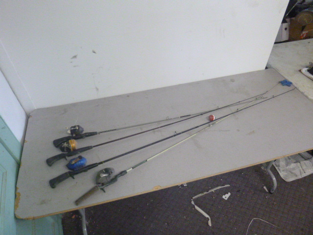 lot 126 image: 4 Rods and Reels