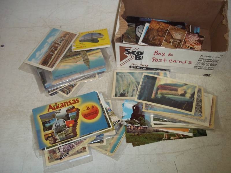 lot 16 image: Many postcards -- some old ones