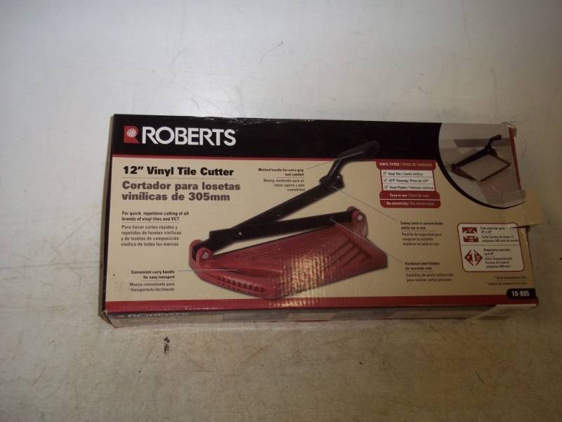 lot 30 image: 12 Vinyl Tile Cutter