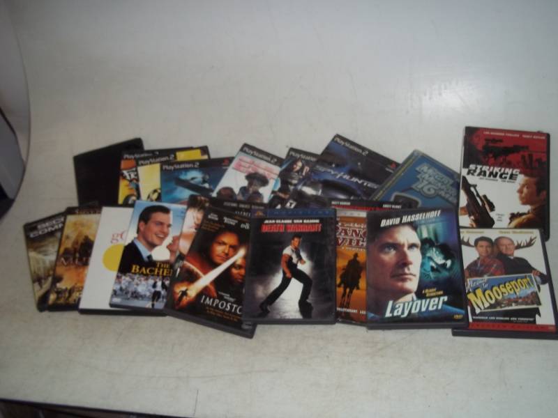 lot 68 image: Mixed lot of DVDs and Playstation games