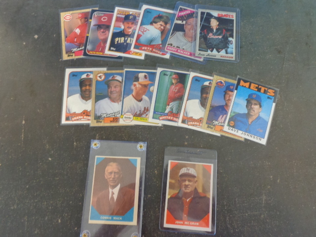 Manager and Coach Baseball Cards