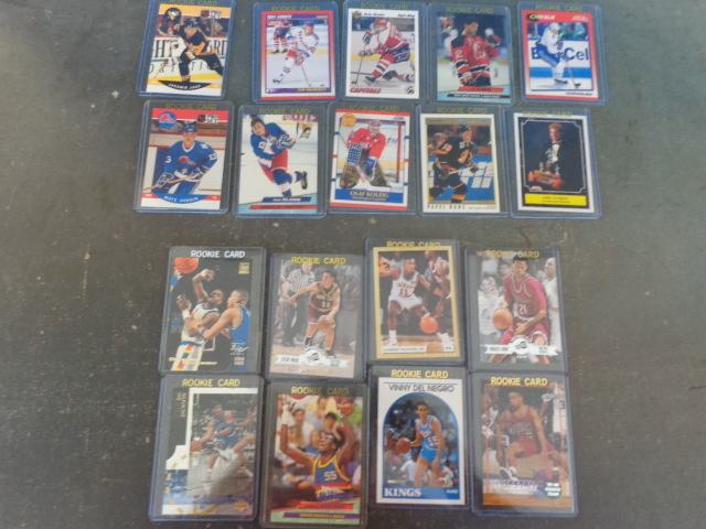 NHL and NBA Rookie Cards