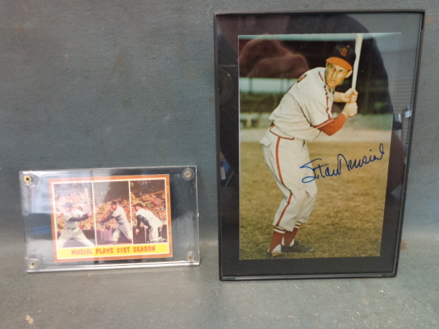 Stan Musial Card and Photo