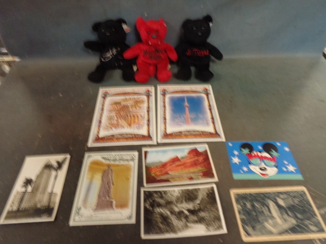 Post Cards and Wrestling Bean Bears