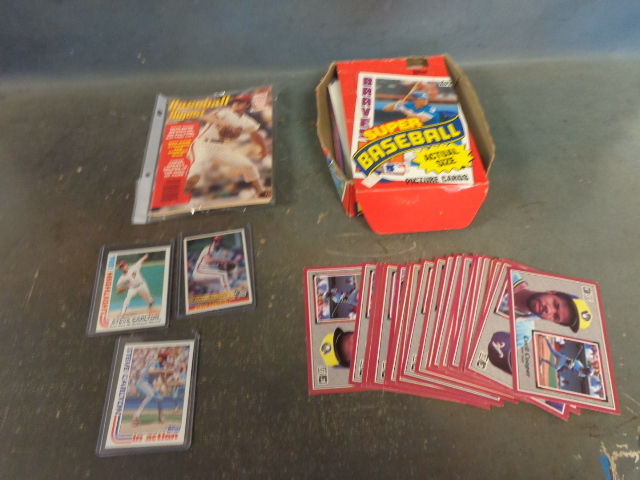 Baseball Digest, Oversized Cards and more