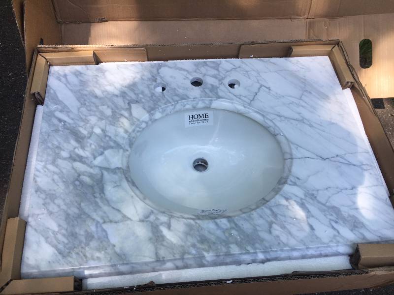 NEW - Marble Vanity Top