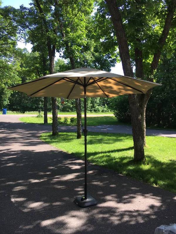 9 Patio Tilting Umbrella