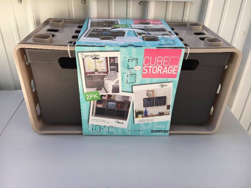 NEW - 2Pack Cube Storage