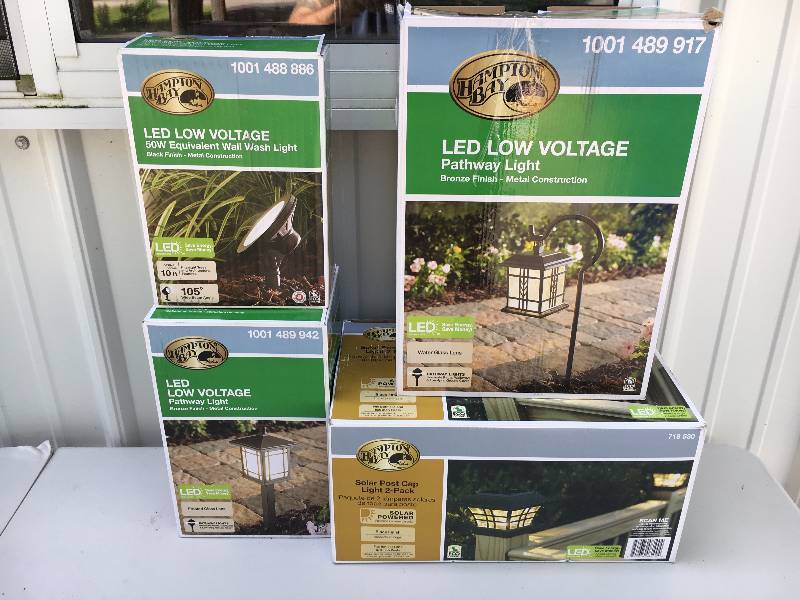 Lot of Hampton Bay LED Patio Lighting