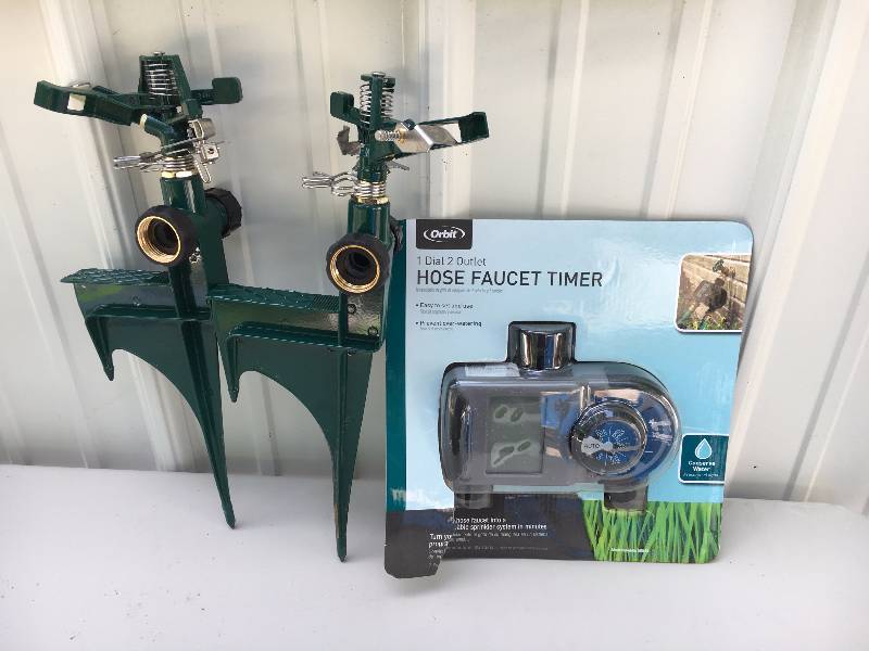 Faucet Timer and 2 Sprinklers