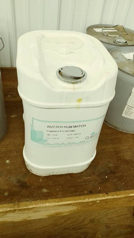 lot 217 image: 6.25lbs of Butter Rum Match Fragrance Oil