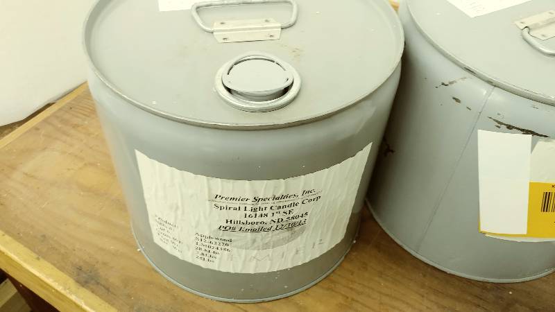lot 240 image: 17.2lbs of Applewood Fragrance Oil