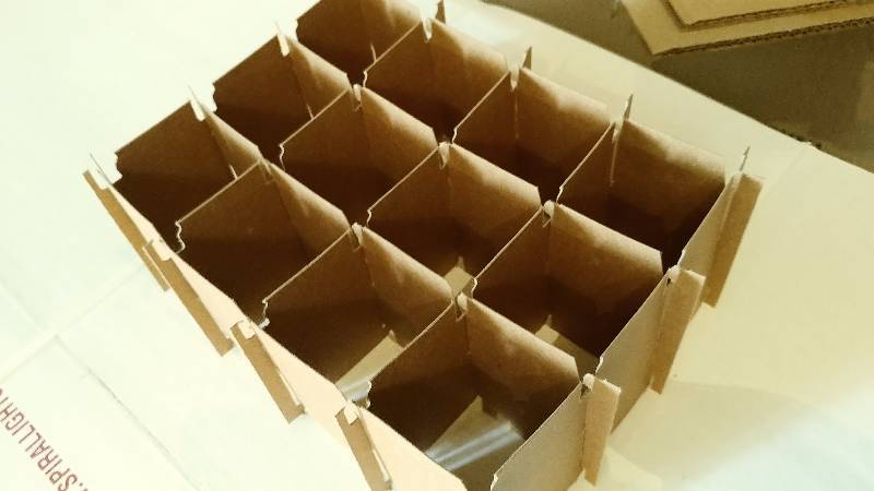 lot 159 image: Cardboard Box Dividers (Pallet)