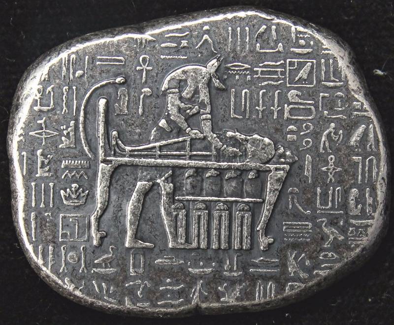 1 TROY OZ. .999 FINE SILVER ANUBIS RELIC BAR BY MONARCH METALS