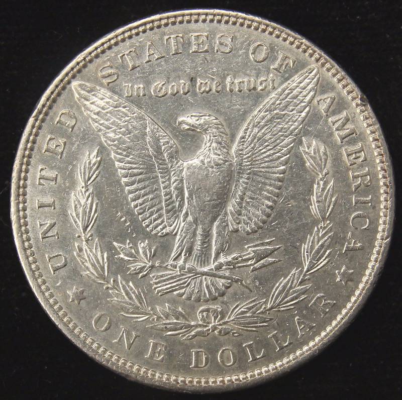1897 MORGAN SILVER DOLLAR UNC DETAILS CLEANED