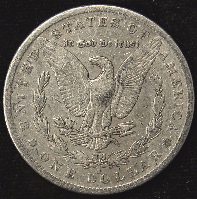 1883-S MORGAN SILVER DOLLAR FINE