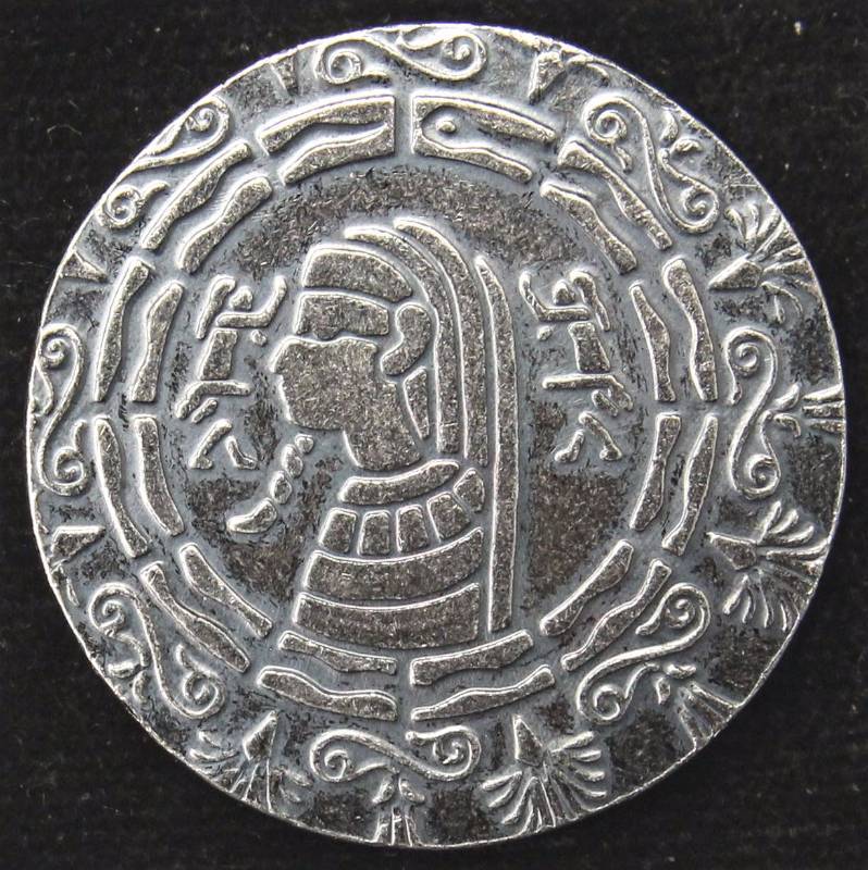 12 OZ. .999 FINE SILVER RELIC EGYPTIAN PHARAOH BY MONARCH METALS