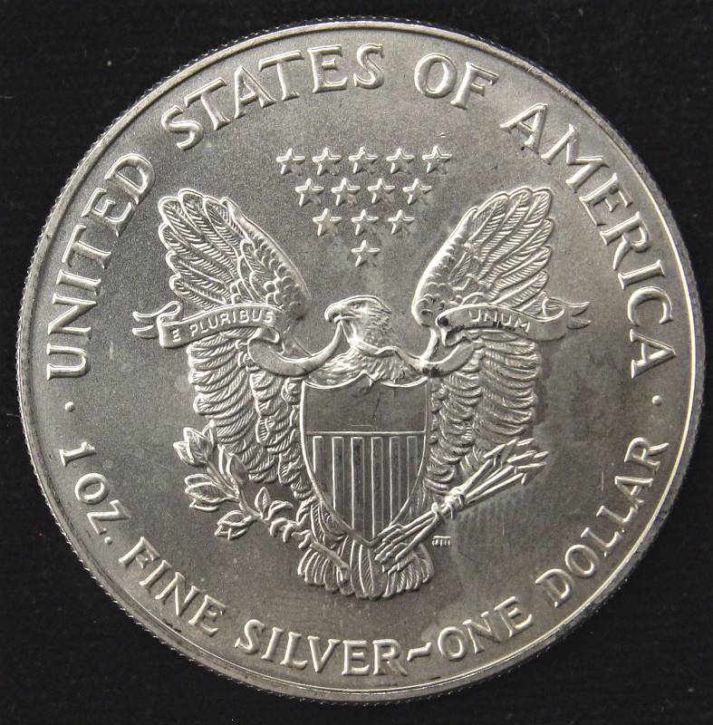 1993 AMERICAN SILVER EAGLE 1 TROY Oz. .999 FINE SILVER DOLLAR IN AIRTITE HOLDER