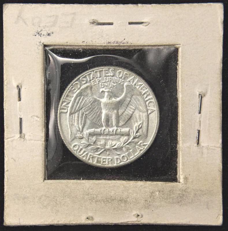 1960-D WASHINGTON SILVER QUARTER UNC