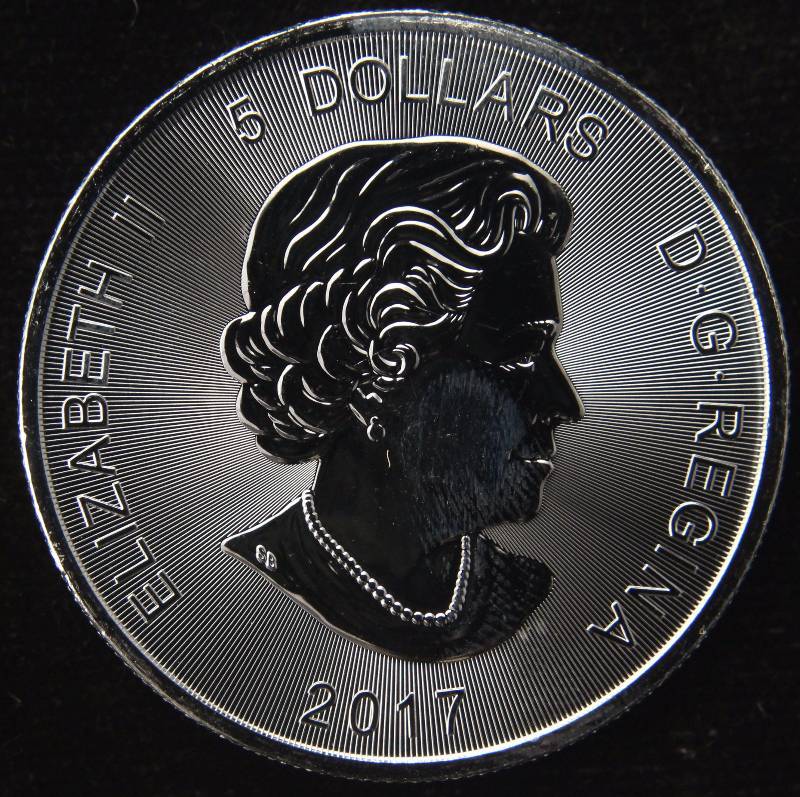 2017 CANADA SILVER LYNX 1 TROY OZ. .9999 FINE SILVER