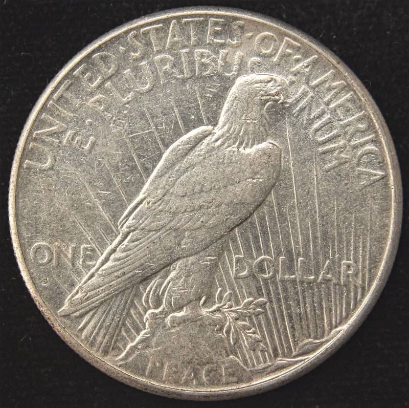 1928-S PEACE SILVER DOLLAR XF