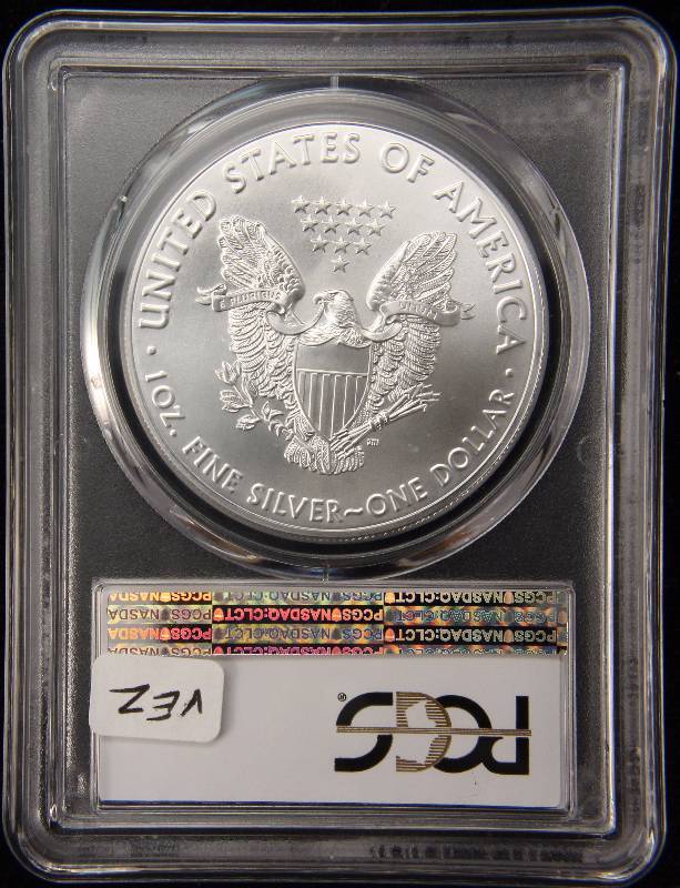 2017(W) AMERICAN SILVER EAGLE 1 TROY OZ. .999 FINE SILVER MS70 PCGS FIRST STRIKE