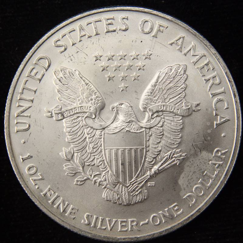 2005 AMERICAN SILVER EAGLE 1 TROY OZ. .999 FINE SILVER DOLLAR
