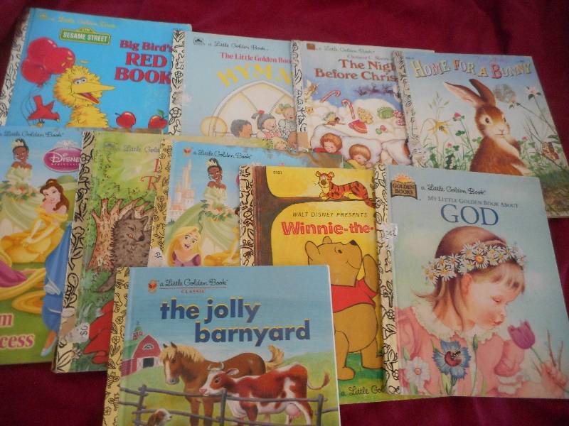 10 LITTLE GOLDEN BOOKS