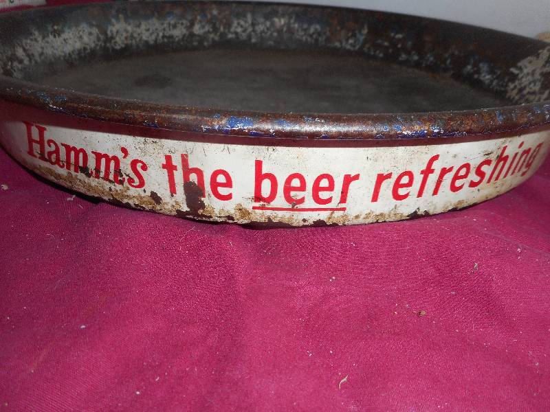 2 VINTAGE BEER TRAYS