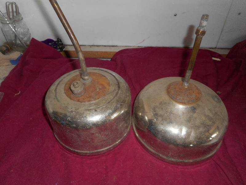 2 ANTIQUE PARLAR LAMP BASES
