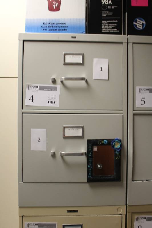 Hon 2-Drawer Metal File Cabinet