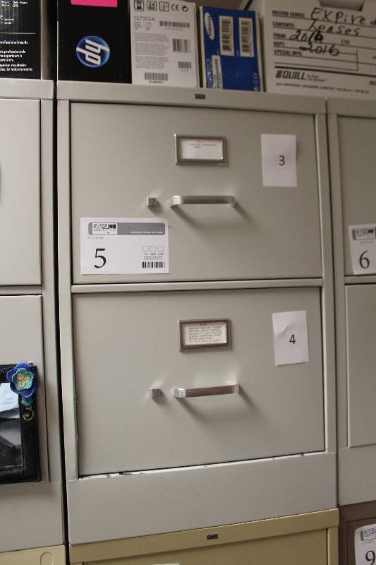 Hon 2-Drawer Metal File Cabinet