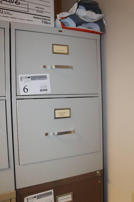 Hon 2-Drawer Metal File Cabinet